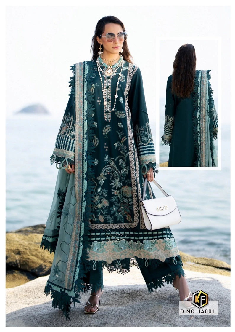 Keval Sobia Nazir Vol 14 Cotton Wholesale Pakistani Salwar Suit Catalog — Wholesale Salwar Suits, Keval Fab wholesale from Surat - Gallery Image 6